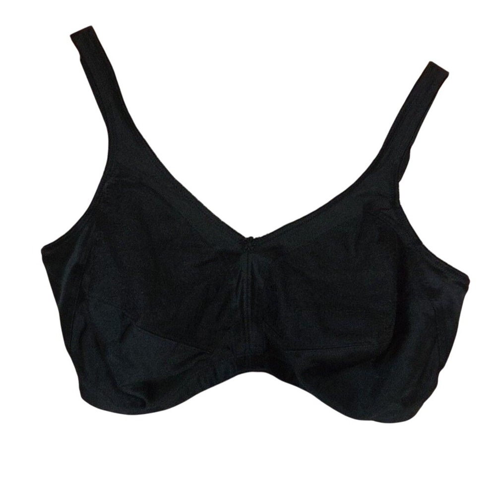 Underscore Minimizer Bra Womens 44DD Black Wireless Full Coverage Stretch
